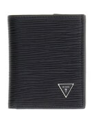Guess Portofel pliabil texturat Milano - Negru