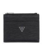 Guess Portofel texturat Milano - Negru