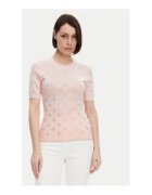 Guess Pulover cu decolteu la baza gatului si imprimeu grafic