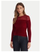 Guess Pulover dama rosu - moale