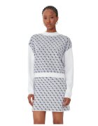 Guess Pulover pentru dama alb/bleumarin
