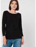 Guess Pulover tricotat fin cu decolteu rotund - Negru