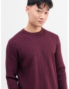 Guess Pulover uni tricotat - Violet tyrian
