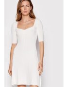 Guess Rochie albă din viscoză - Alb