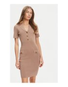 Guess Rochie cambrata din jerseu - cu nasturi decorativi