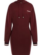 Guess Rochie din amestec de lana cu gluga - pentru fitness - Visiniu