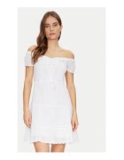 Guess Rochie din amestec de ramie