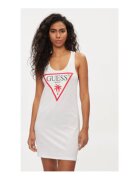 Guess Rochie Din Bumbac Cu Logo