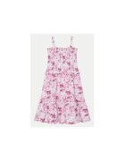 Guess Rochie evazata din amestec de lyocell cu imprimeu tropical