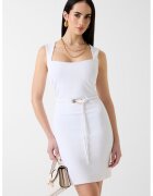 Guess Rochie fara maneci cu decolteu patrat - Alb