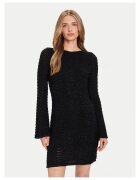 Guess Rochie tricotata - 80% viscoza negru