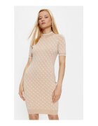Guess Rochie tricotata bodycon cu monograma