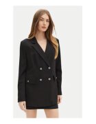 Guess Sacou cu doua randuri de nasturi - Negru