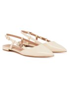 Guess Sandale dama - piele ecologica - ivoire
