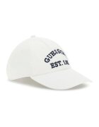 Guess Sapca baseball cu broderie logo - Negru stins/Alb murdar