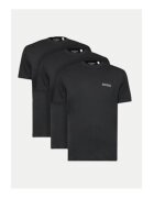 Guess Set de 3 tricouri din bumbac cu decolteu la baza gatului