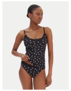 Guess Set de pijamale dama negru-alb