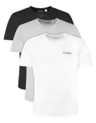 Guess Set tricouri barbatesti gri - alb - negru - bumbac