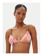 Guess Sutien de baie triunghiular cu imprimeu vibrant - Multicolor