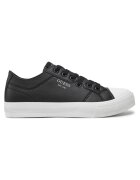 Guess Tenisi barbati piele ecologica - Alb/Negru