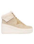 Guess Tenisi cu platforma FLFRFR SUE12 - bej