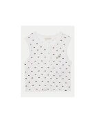 Guess Top cu imprimeu cu cirese si decolteu rotund