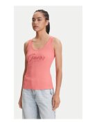 Guess Top cu logo incrustrat cu strasuri
