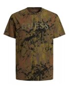Guess Tricou barbati Bumbac - Multicolor - Multicolor
