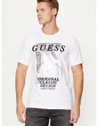Guess Tricou barbati M4BI47 Alb - Alb
