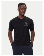 Guess Tricou barbati negru - material bumbac 100%