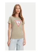 Guess Tricou casual din bumbac organic - Verde