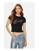 Guess Tricou Crop Cu Logo -