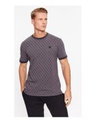 Guess Tricou cu guler la baza gatului si imprimeu logo -