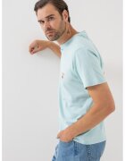 Guess Tricou cu imprimeu logo pe partea din spate - Portocaliu/Albastru aquamarin
