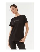 Guess Tricou cu imprimeu si decolteu pe gat