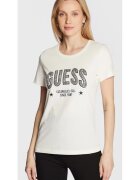 Guess Tricou dama Bumbac - Alb -