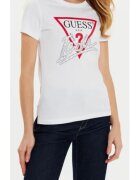 Guess Tricou dama Bumbac - Alb -