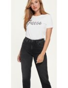 Guess Tricou dama Bumbac - Alb -