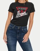 Guess Tricou dama bumbac - negru