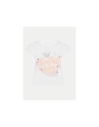 Guess Tricou din bumbac cu imprimeu logo - alb