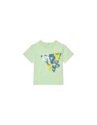 Guess Tricou din bumbac cu logo - verde pal