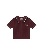 Guess Tricou pentru fete - bordo
