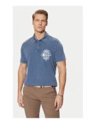 Guess Tricou polo cu aspect decolorat