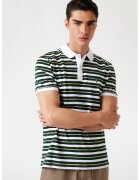 Guess Tricou polo cu model in dungi
