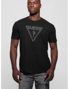 Guess Tricou relaxed fit cu logo - Negru