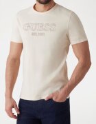 Guess Tricou slim fit cu logp -