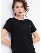 Guess Tricou slim fit - Negru