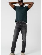 Guess Tricou uni cu croiala slim-fit - Verde englez