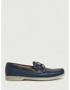 Hackett London Pantofi loafer din piele naturala Albastru marin