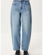 Happiness Istanbul Blugi High Waist Balloon Fit - Denim - Albastru